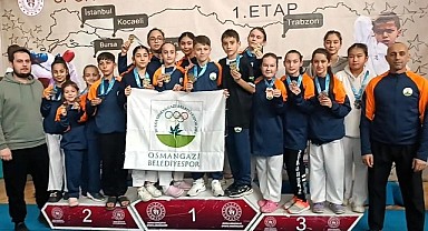 Türkiye Yıldızlar Ligi’nde Madalyalar Osmangazi’ye Yağdı