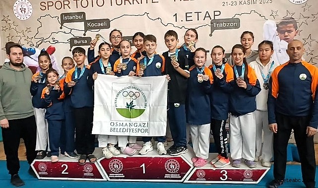 Türkiye Yıldızlar Ligi’nde Madalyalar Osmangazi’ye Yağdı