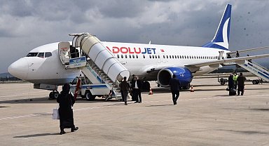 18 bin yolcu Kasım'da Yenişehir Havalimanı'nı kullandı