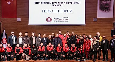 Ankara Keçiören'de 'İklim Afet Risk Yönetimi' semineri