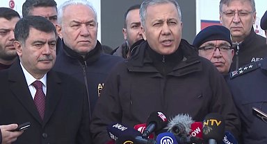 Bakan Yerlikaya olay yerinden açıkladı... Ses kayıt cihazı ve kara kutu çıkarıldı