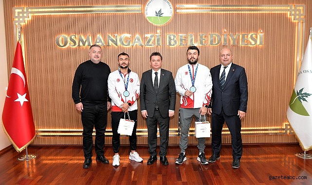 Başkan Aydın Tarihi Başarı Yakalayan Kardeşleri Ağırladı
