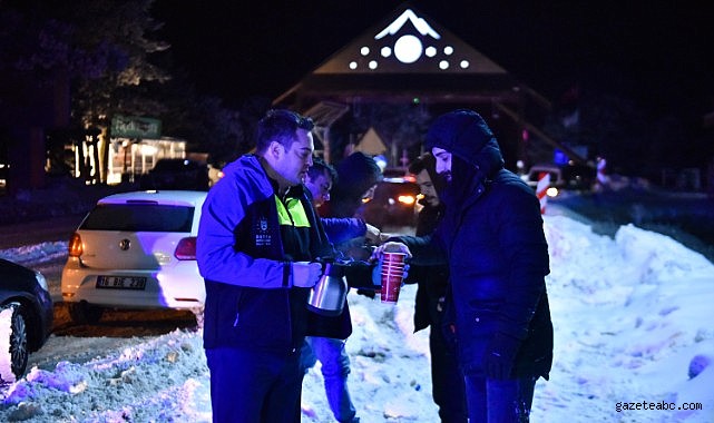 Bursa Büyükşehir sahada, ulaşım yolunda
