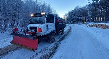Bursa Osmangazi'de kar sonrası seferberliği