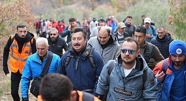 Bursa Yenişehir'de doğa yürüyüşüne büyük ilgi