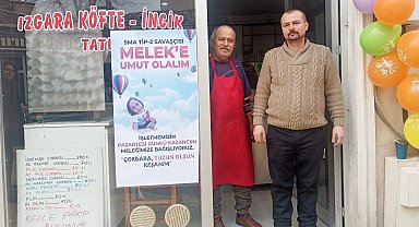Edirne Keşan'da SMA hastası Melek'e anlamlı destek