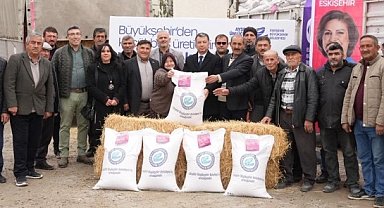 Eskişehir'de Günyüzü'ndeki üreticilere destek