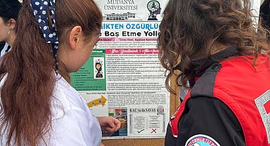 Geleceğin hemşireleri Mudanya'da sağlık için buluştu