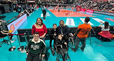 İstanbul Maltepe'nin engelsiz çocukları voleybol coşkusunu yaşadı