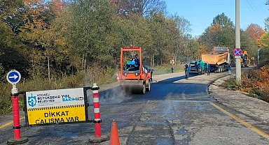 Kartepe zirve yolunda işlemler tamam