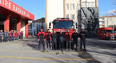 Kayseri itfaiyesi Kırıkkale'ye yardıma koştu
