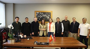 Kırgız heyet Antalya'da çevreci tesisi ziyaret etti