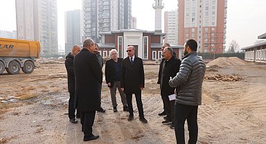 Konya Selçuklu'da Yazır Mahallesi Külliyesi'nde inceleme