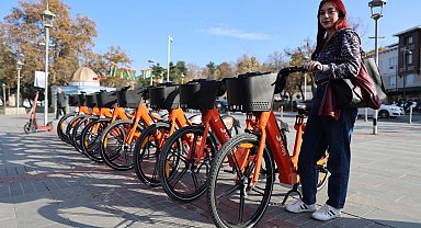 Konya'da paylaşımlı elektrikli bisiklet dönemi