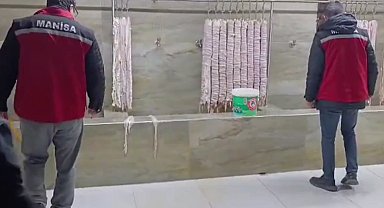 Manisa'da 4 milyon TL'lik bozulmuş kokoreçe imha!