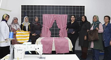 Mersin'de özel birey annelerine dikiş kursu