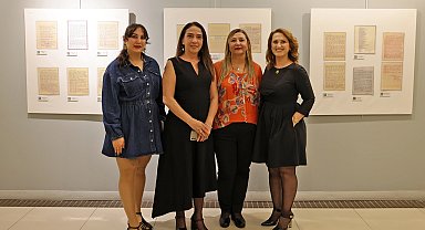 Mersin'de ustalardan genç kuşaklara seslenen mesajlar... "Konuşan Mektuplar" sergisi açıldı