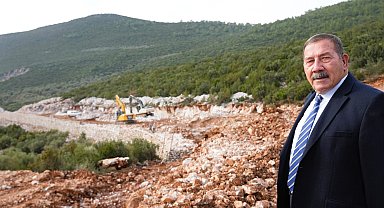 Muğla Milas'ta hastane yolunda çalışmalar hızlandı