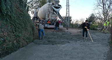 Ordu Çamaş'ta yeni yol çalışmasıyla ulaşım rahatlayacak