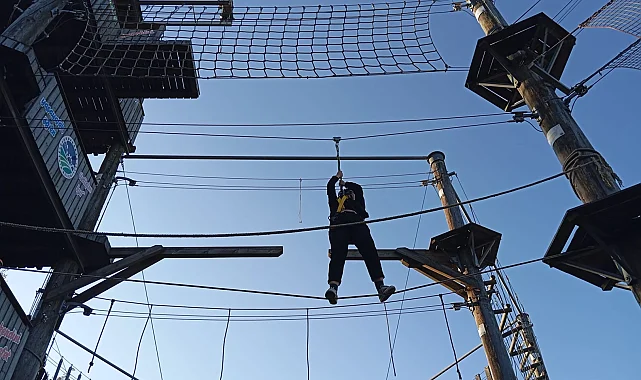 Sakarya Macera Parkı'nda adrenali ve eğlence bir arada