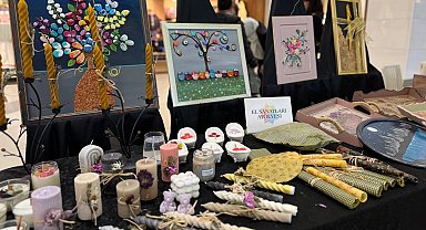 Sakarya'da Engelsiz Hobi Atölyesi ürünleri ilgi gördü