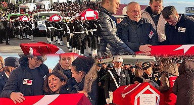 Şehit Polislerimiz Son Yolculuklarına Uğurlandı