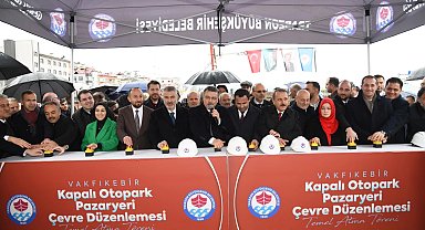 Trabzon Vakfıkebir'e modern pazaryeri ve otopark