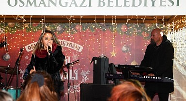 Yeni Yıl Festivali’nde Şarkılar Bursalıların İçini Isıttı