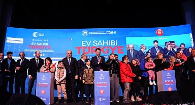 10 bin konut için kuralar çekildi