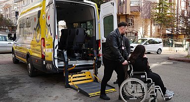 Ankara Keçiören'de engelsiz ulaşım hizmeti