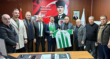Artvinspor'dan İl Sağlık Müdürü Arslan'a ziyaret
