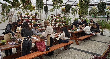 Bahçem Çayırova'da teraryum atölyesi