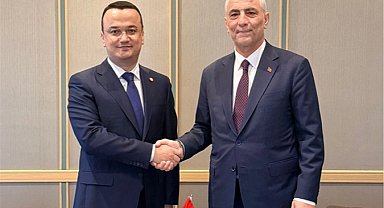 Bakan Bolat Özbekistanlı mevkidaşını ağırladı
