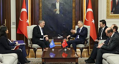 Bakan Yerlikaya, UNRWA Genel Komiseri Lazzarini ile görüştü