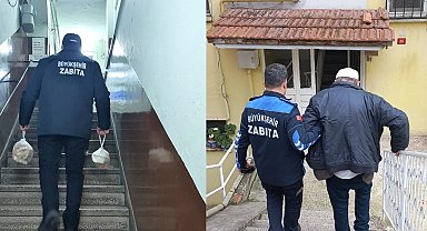 Balıkesir'de soğuk havada vatandaşa destek