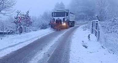 Bursa Büyükşehir’den kar mesaisi