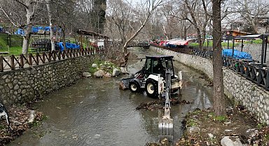 Bursa Büyükşehir'den Misi'de dere ve çevre temizliği