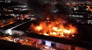 Bursa'da Korkutan Yangın 