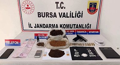 Bursa Yıldırım'da 1 kilogram sentetik madde ele geçirildi