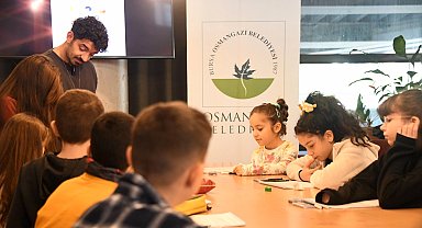 Bursa'da çocuklar Osmangazi'de sanat dolu günler yaşıyor