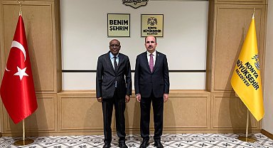 Cibuti Büyükelçisi Abdillahi'den Başkan Altay'a ziyaret