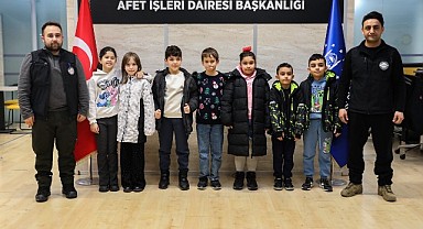 Çocuklar afet bilincini eğlenerek kazanıyor