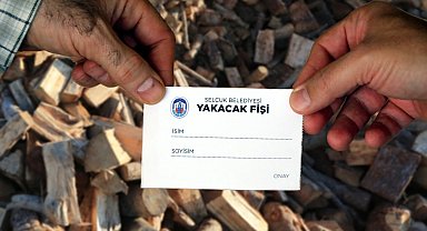 Efes Selçuk'ta ihtiyaç sahibi ailelere yakacak fişi desteği
