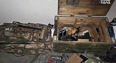 Eşrefiye’de Silah Deposu Bulundu