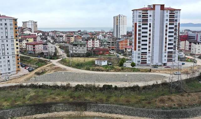 Fatsa Evkaf'ta taş duvar tamamlandı