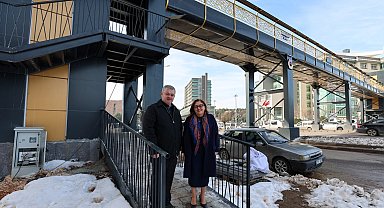 Gaziantep'te Abdülhadi Çelik Üst Geçidi hizmete girdi