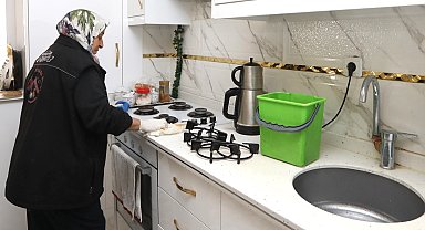 Gaziantep'te vatandaşların bakım ve temizlik ihtiyaçları karşılandı