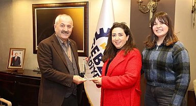 Gebze'de sağlık ocağı çalışanlarından Başkan Büyükgöz'e ziyaret