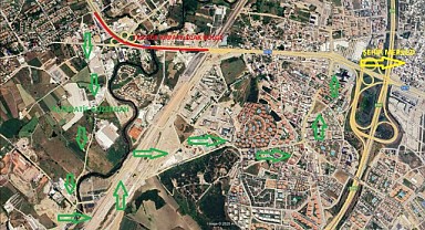 Geçit Köprüsü'nde trafik düzenlemesi