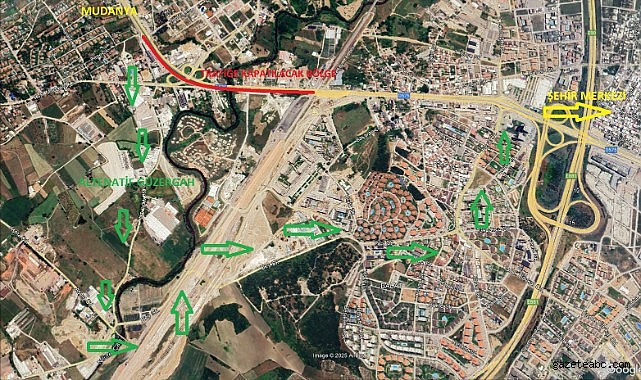 Geçit Köprüsü'nde trafik düzenlemesi 